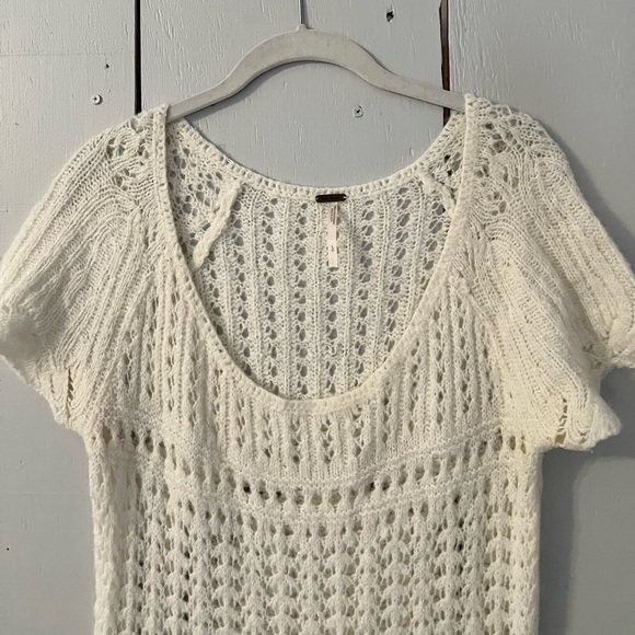 Free People Knitted  Dress Cover up Size L - Picture 2 of 10